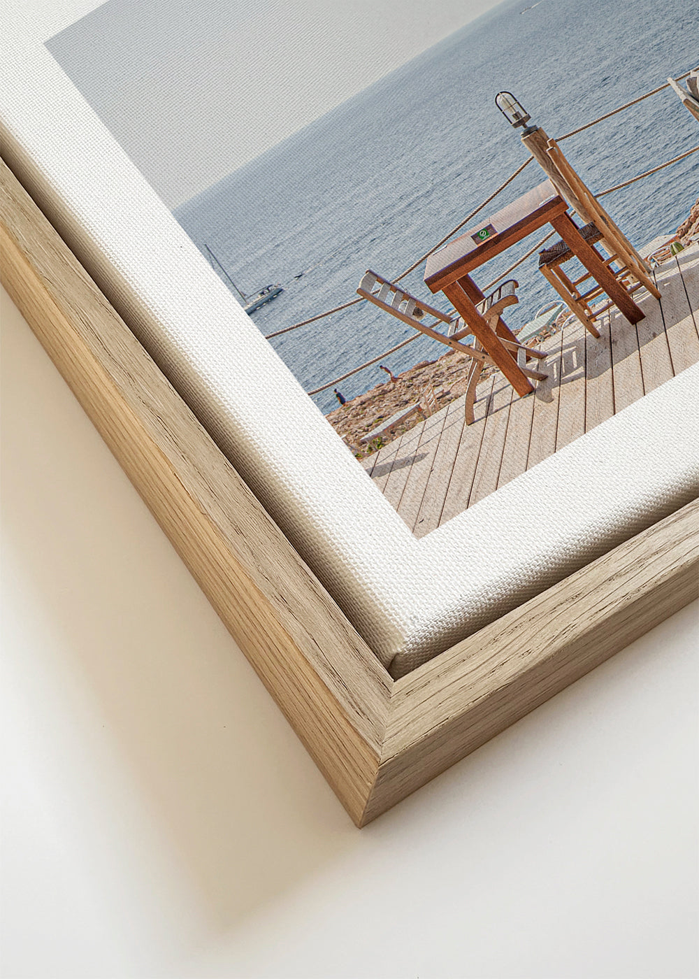 Landskapskonst: terrass vid havet