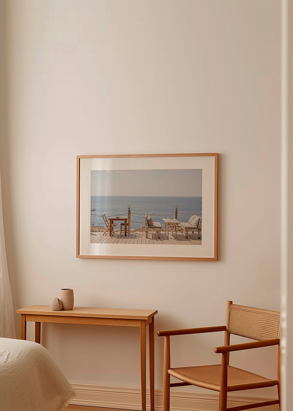 Landskapskonst: terrass vid havet