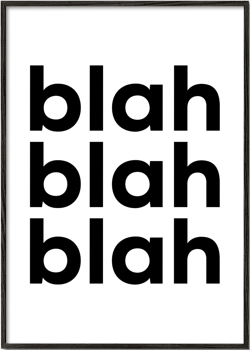 Illustration med fet upprepad text
