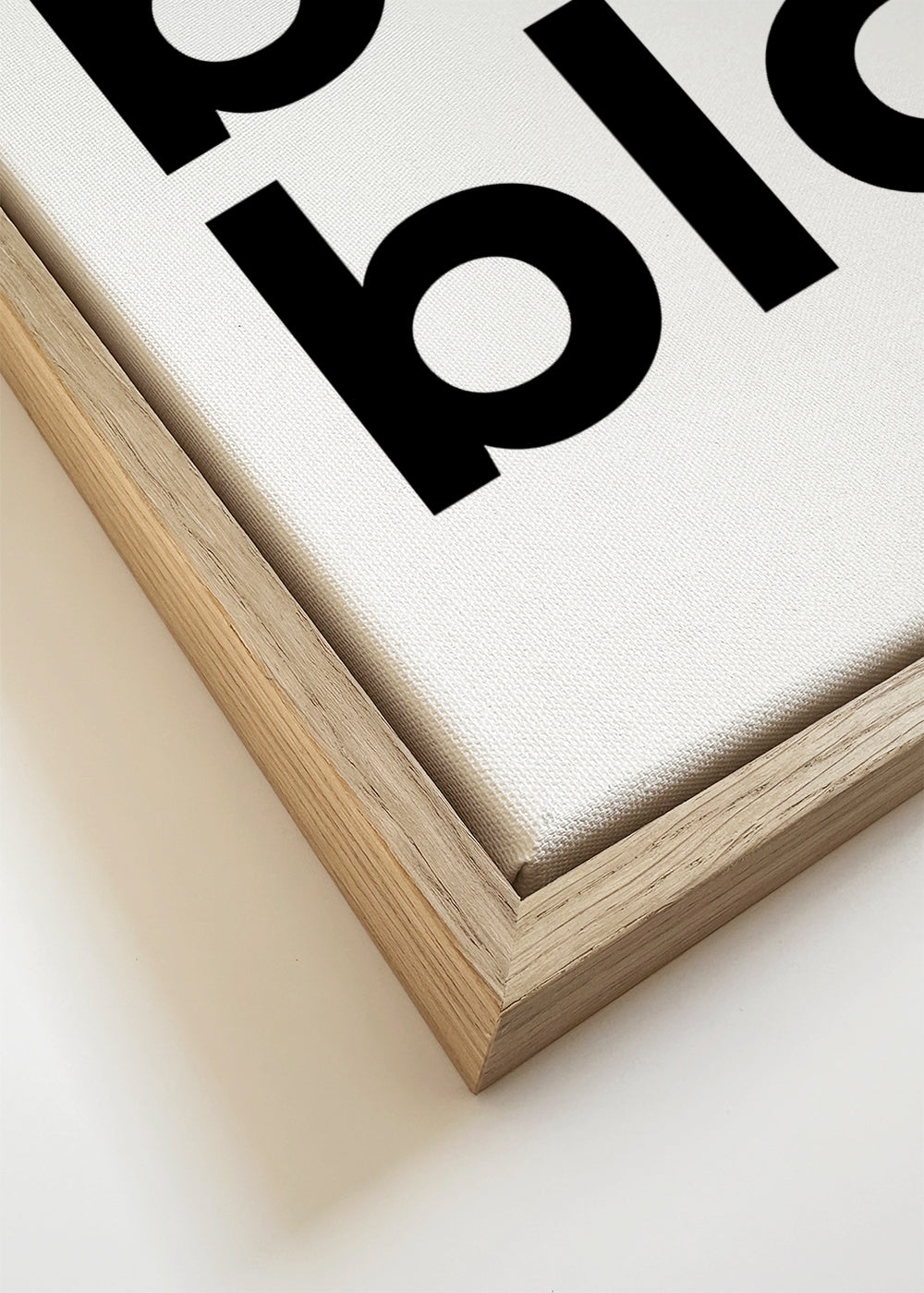 Illustration med fet upprepad text