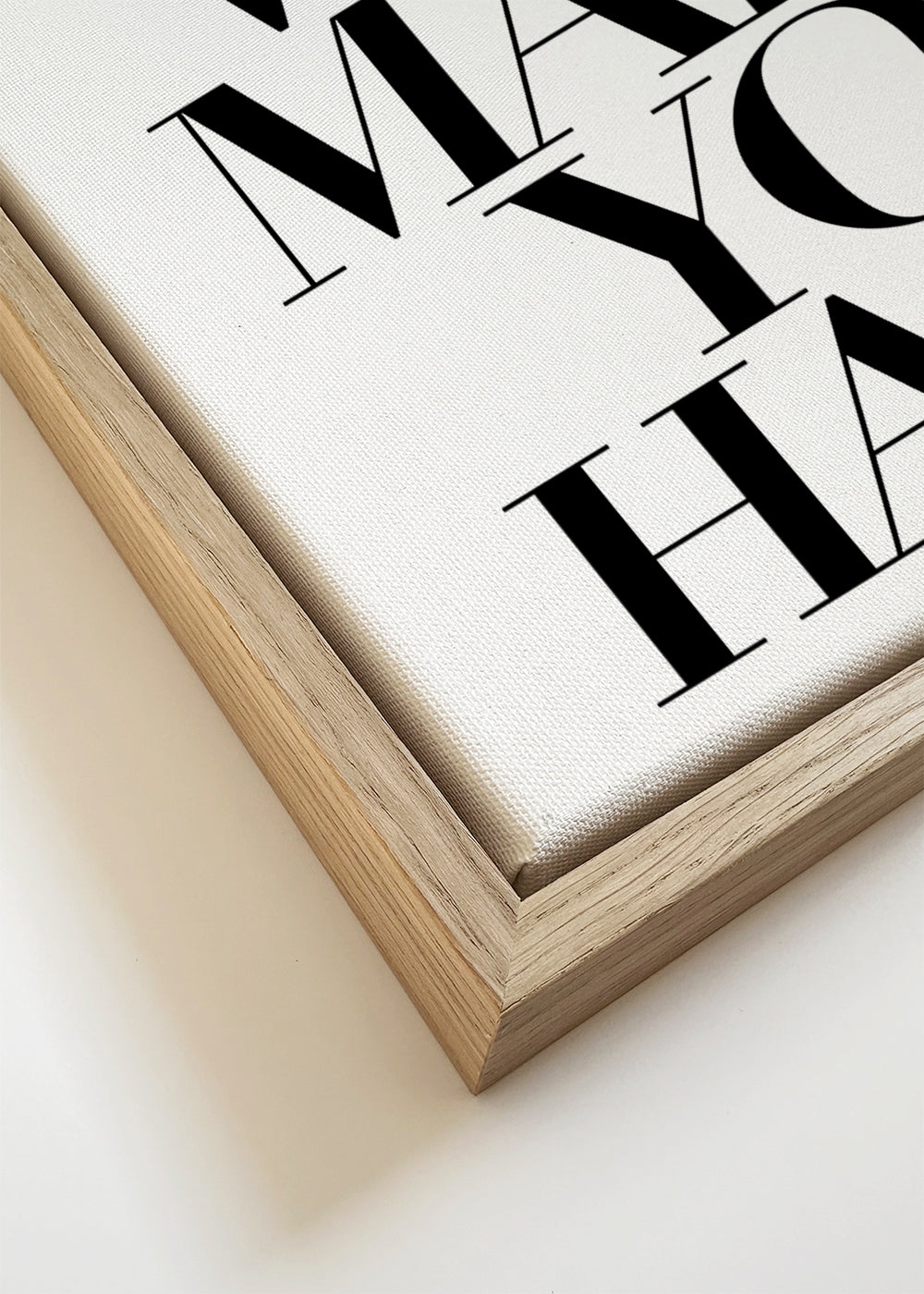 Svartvit typografi motiverande