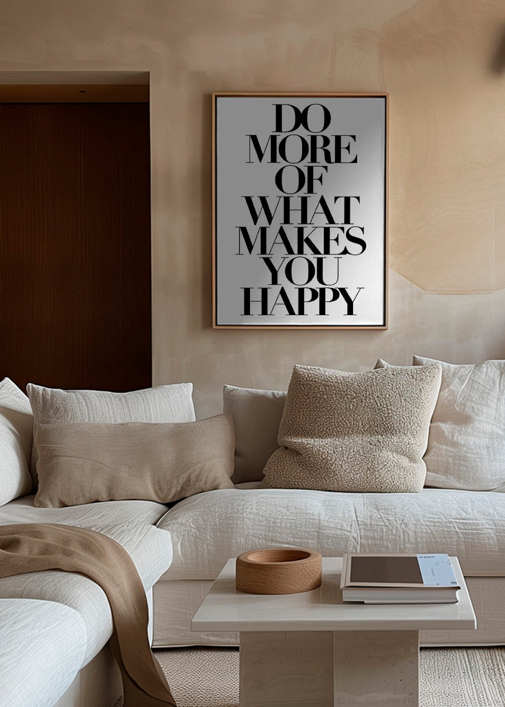 Svartvit typografi motiverande