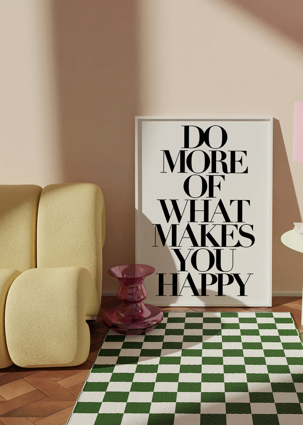 Svartvit typografi motiverande