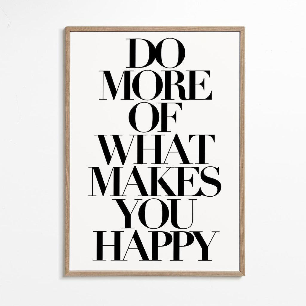 Svartvit typografi motiverande