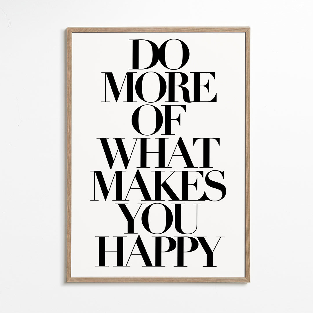 Svartvit typografi motiverande