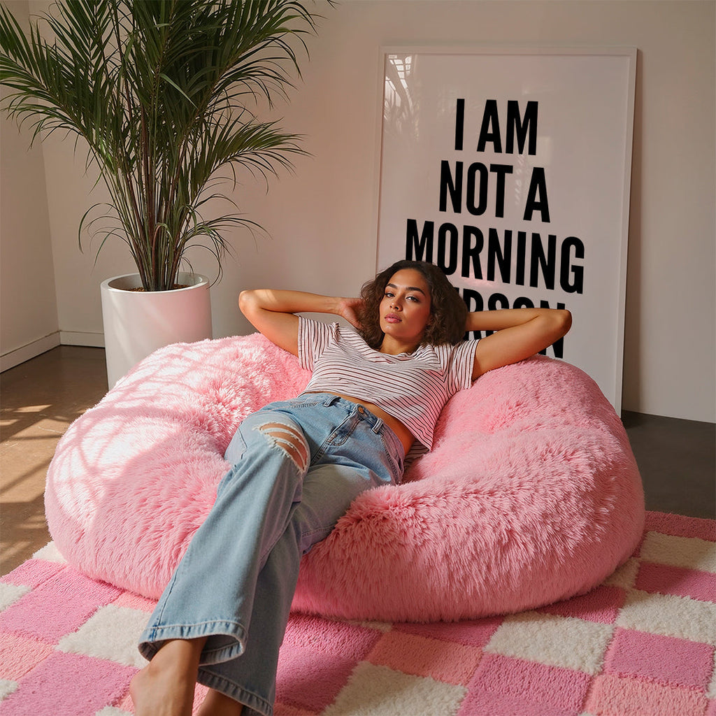 Svartvit konst typografisk I AM NOT A MORNING PERSON