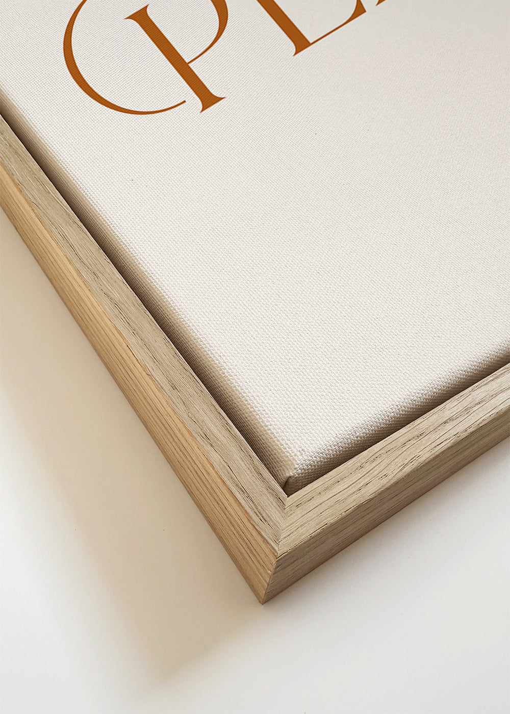 Minimalistisk typografisk poster