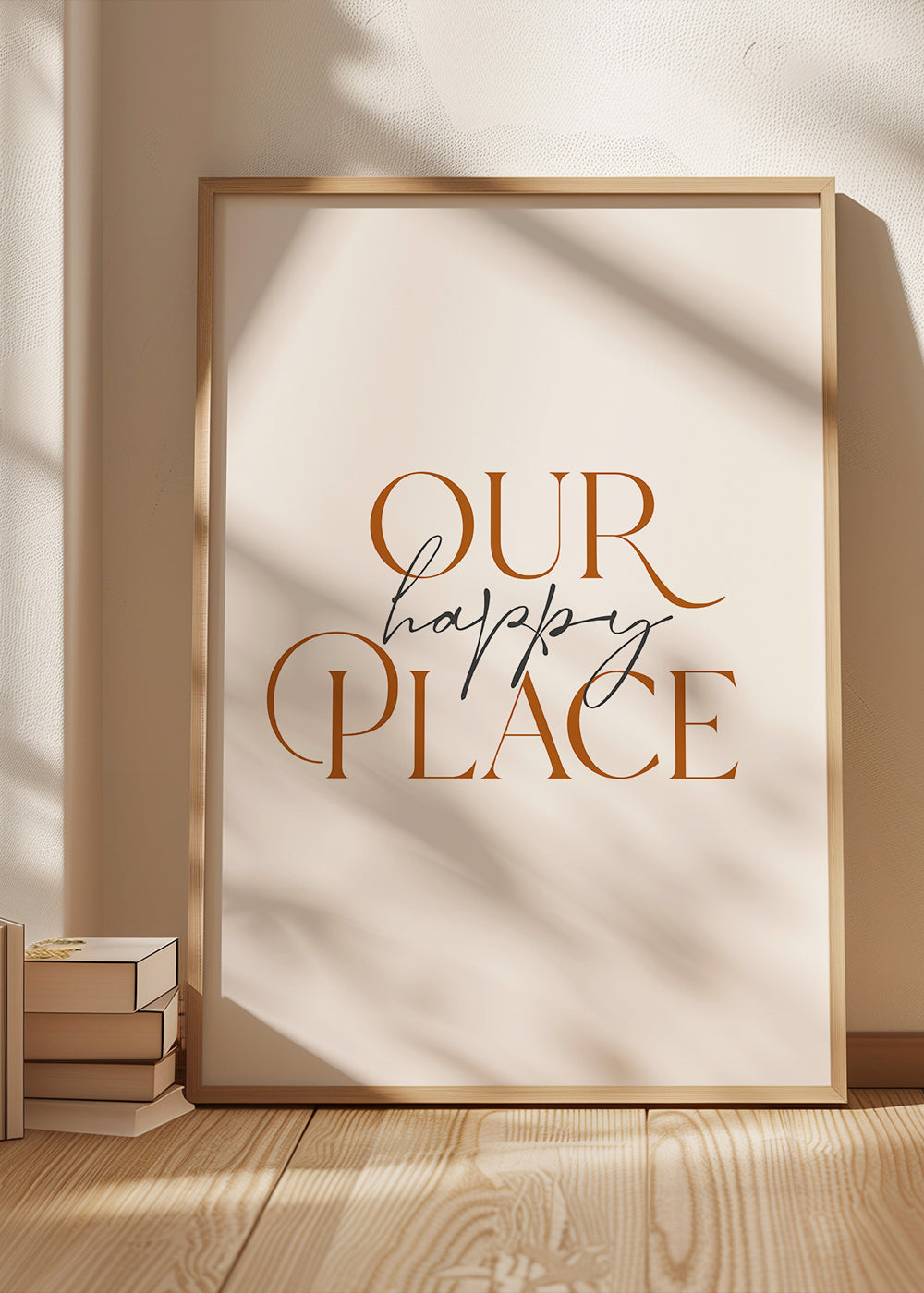 Minimalistisk typografisk poster