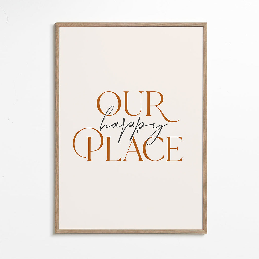 Minimalistisk typografisk poster