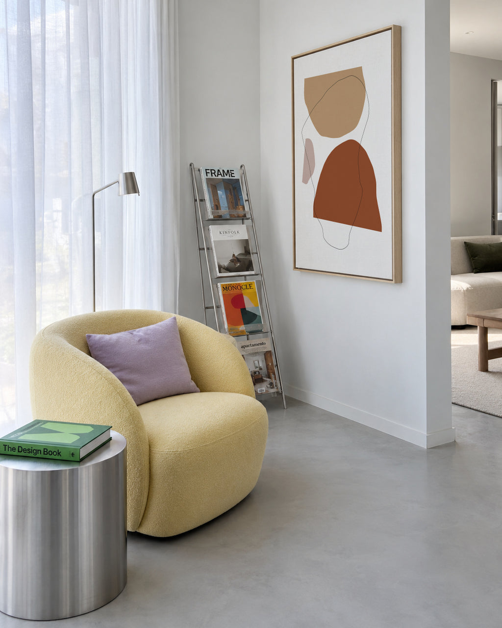 Rendez Vous - Framed canvas in an interior