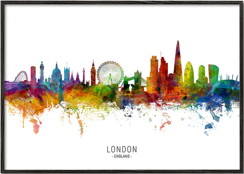 Kökskonst: Londons skyline flerfärgad