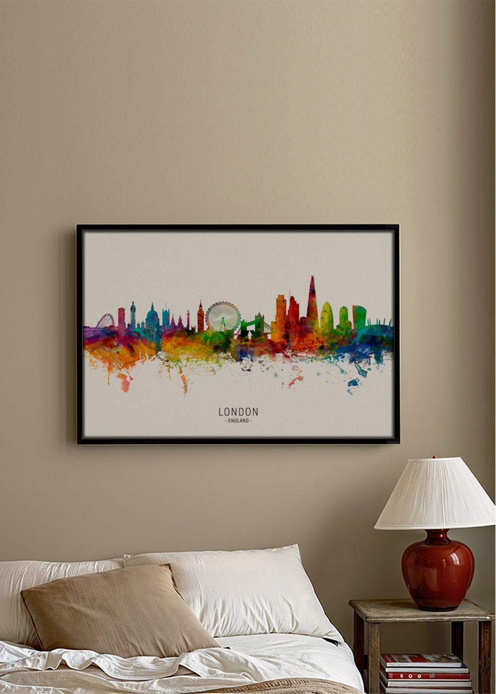 Kökskonst: Londons skyline flerfärgad