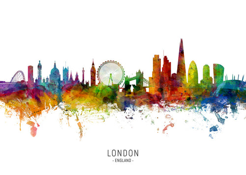 Kökskonst: Londons skyline flerfärgad