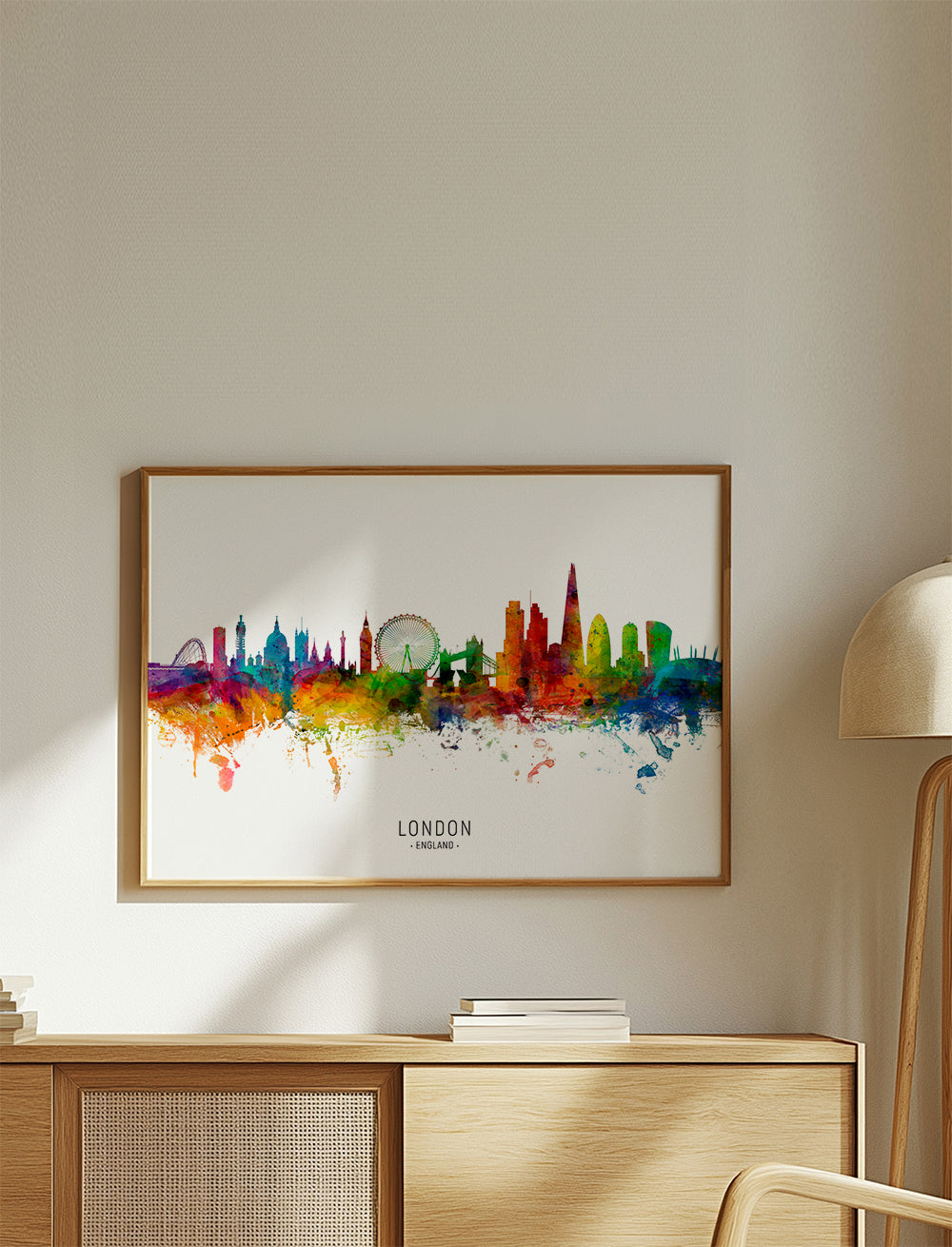 Kökskonst: Londons skyline flerfärgad