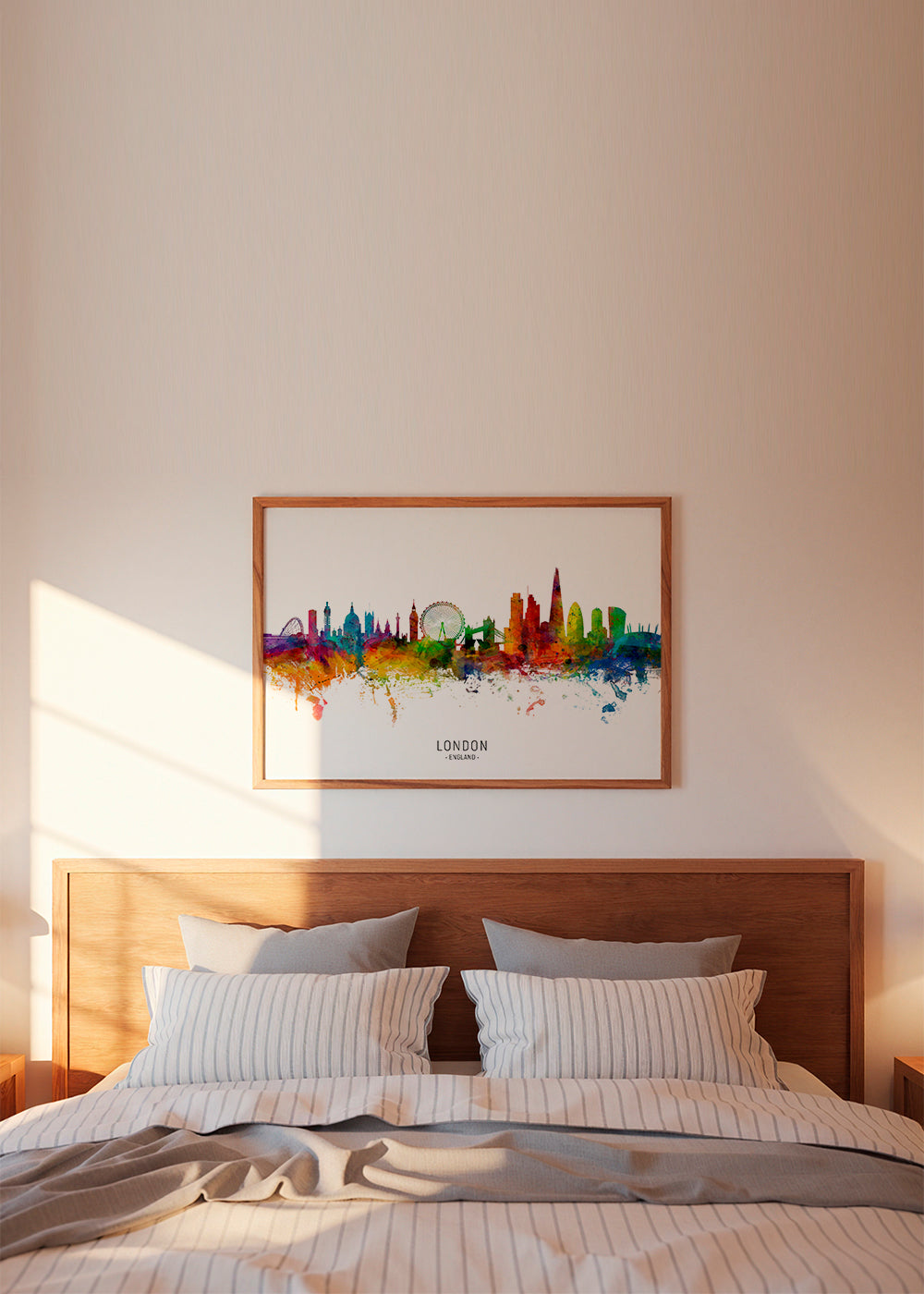 Kökskonst: Londons skyline flerfärgad