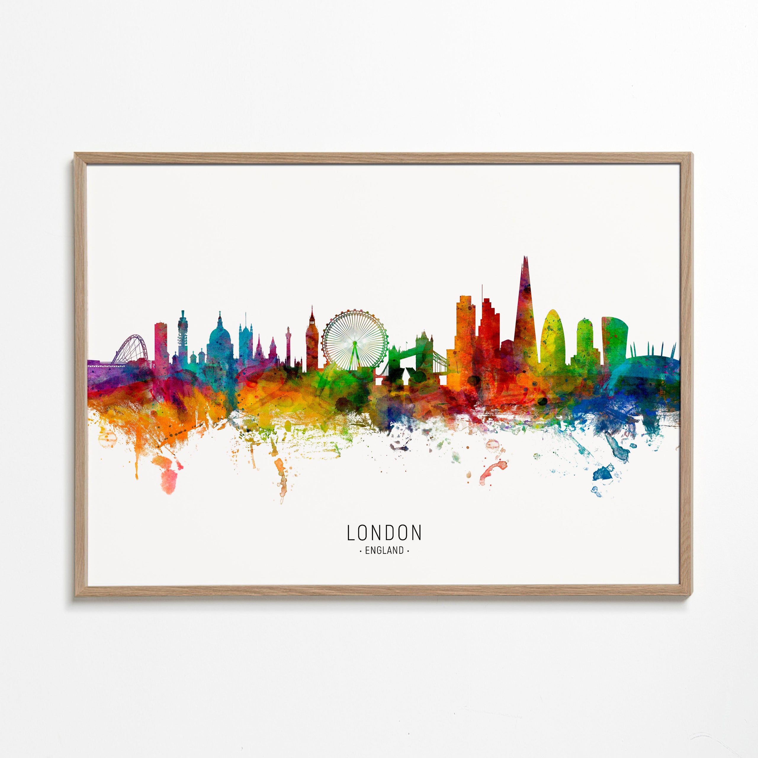 Kökskonst: Londons skyline flerfärgad