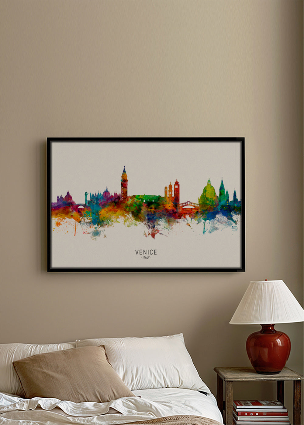 Kökskonst: Venedigs skyline i akvarell