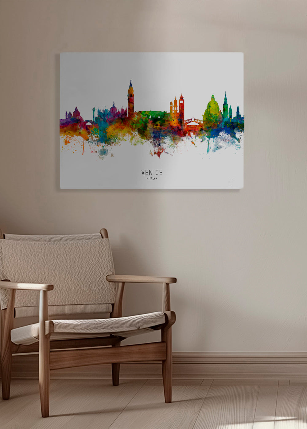 Kökskonst: Venedigs skyline i akvarell