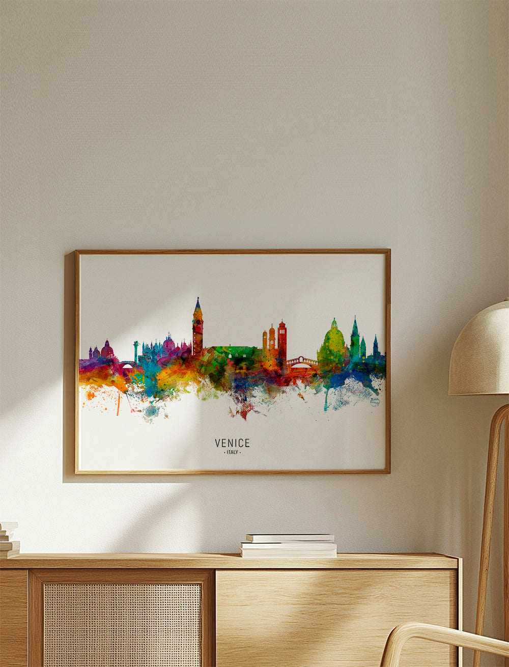 Kökskonst: Venedigs skyline i akvarell