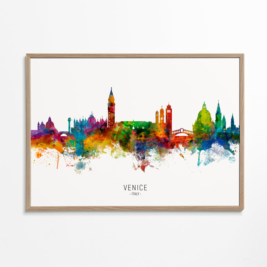 Kökskonst: Venedigs skyline i akvarell