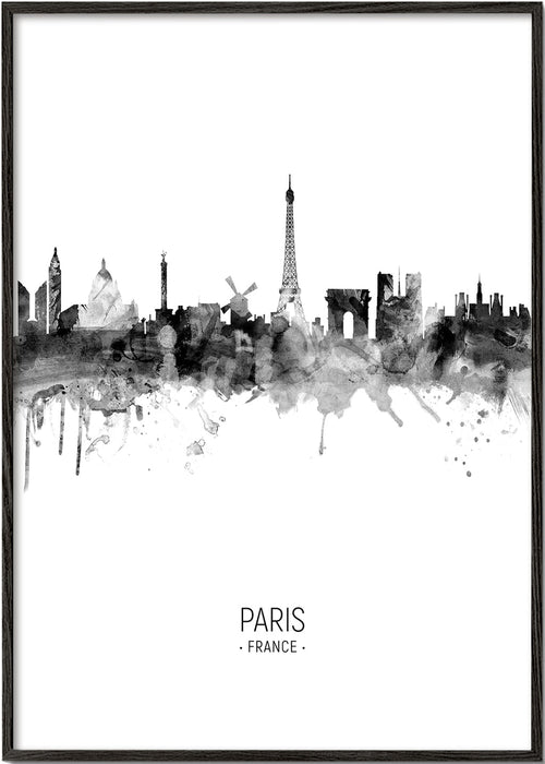 Kökskonst: Paris skyline i bläck