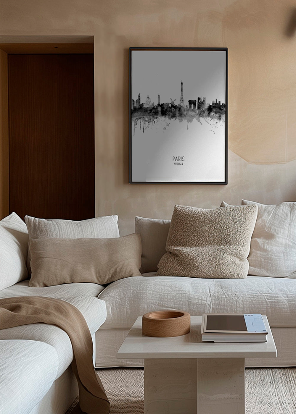 Kökskonst: Paris skyline i bläck