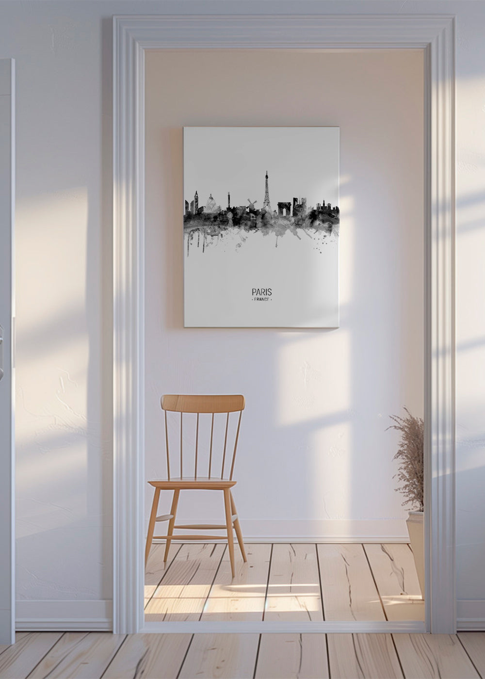 Kökskonst: Paris skyline i bläck