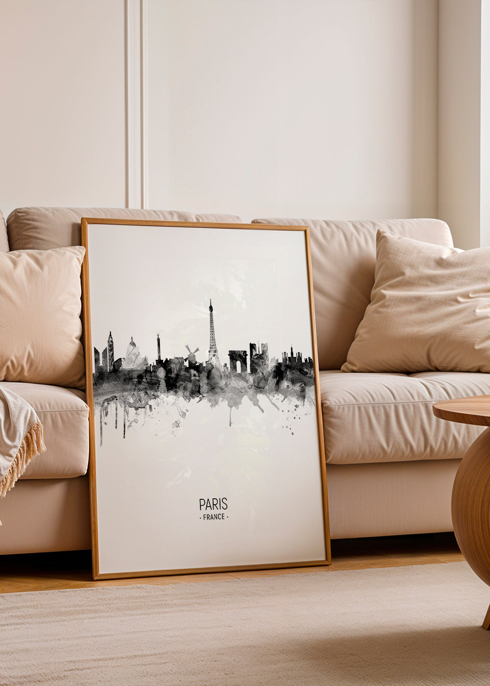Kökskonst: Paris skyline i bläck