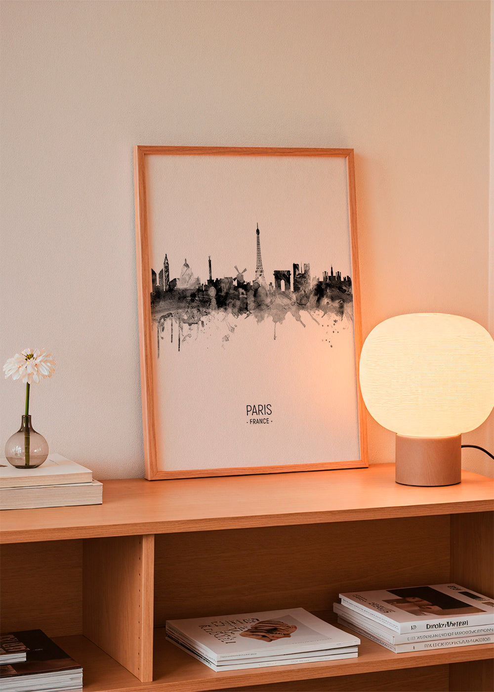 Kökskonst: Paris skyline i bläck