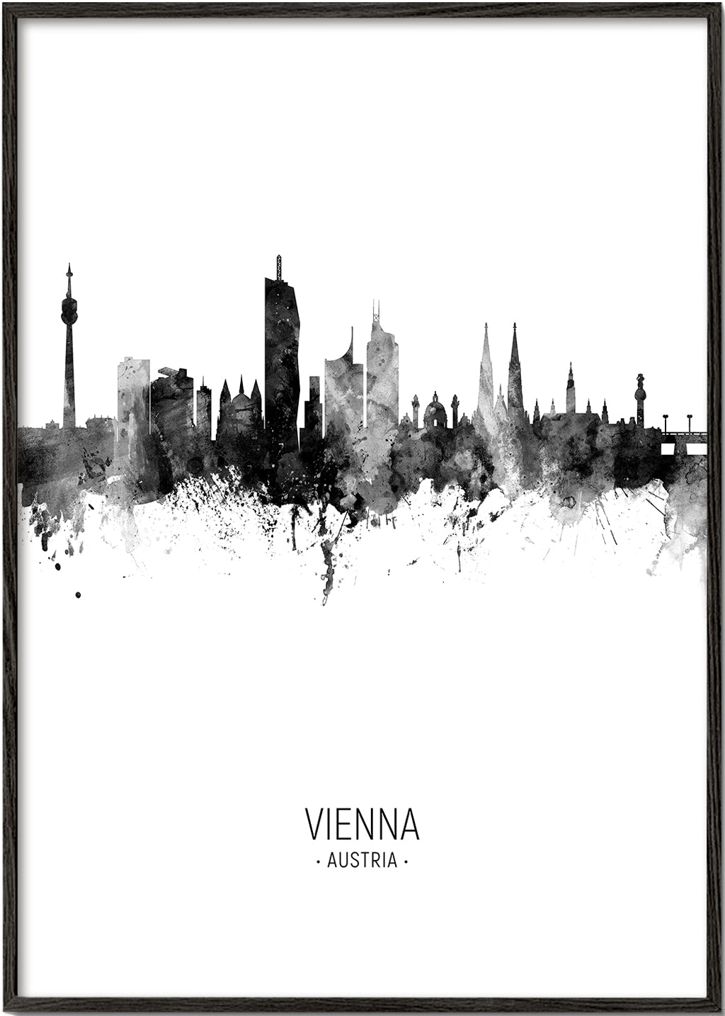 Kökskonst: Viennas skyline i bläck