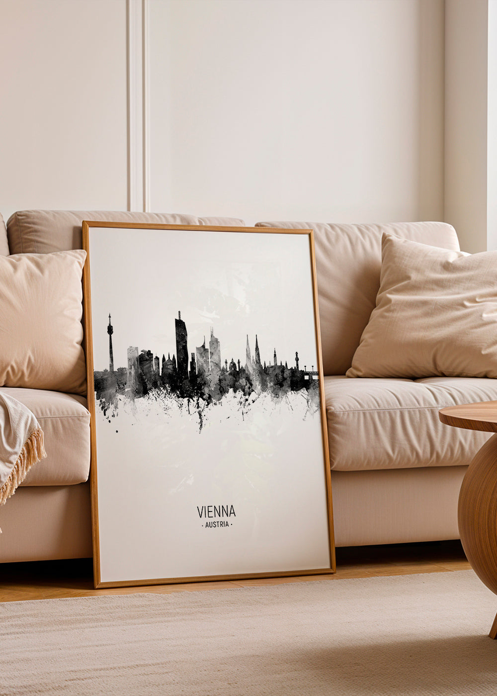 Kökskonst: Viennas skyline i bläck