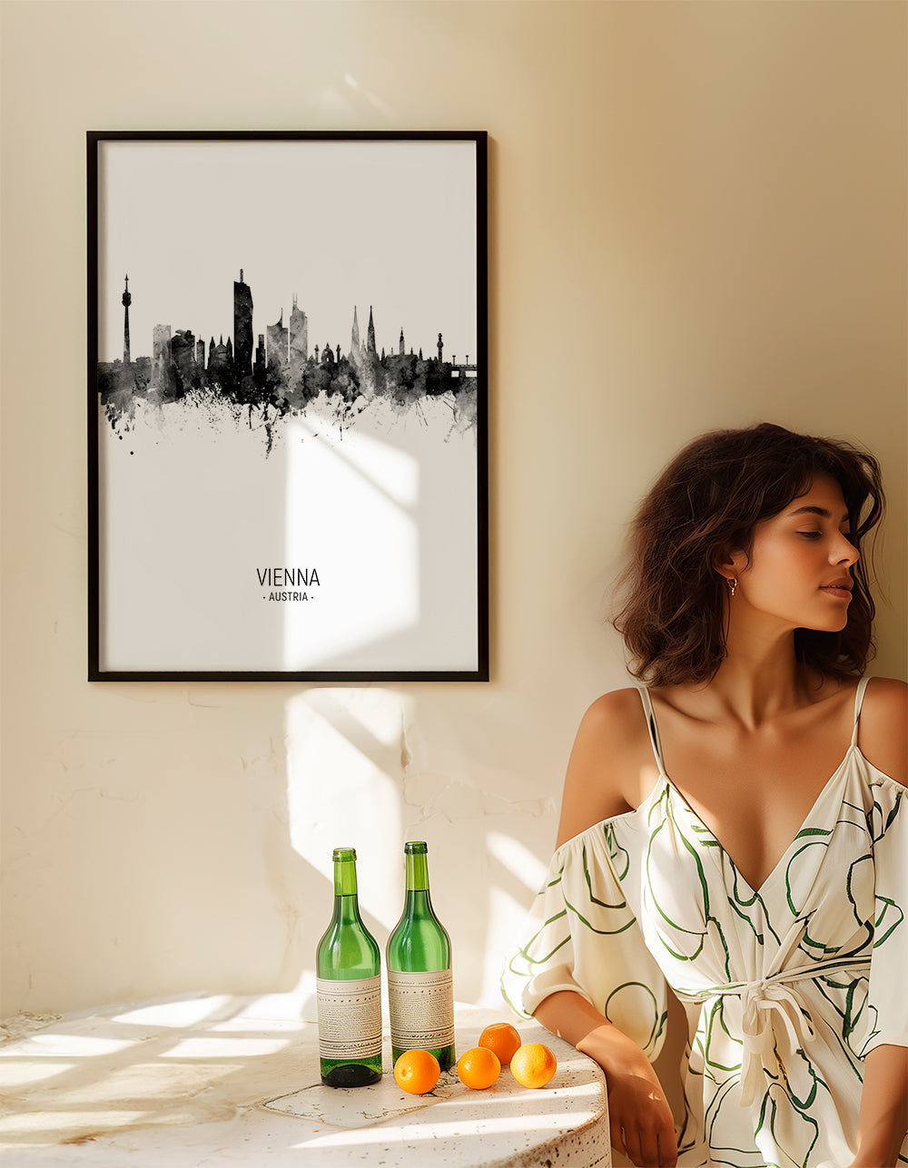 Kökskonst: Viennas skyline i bläck