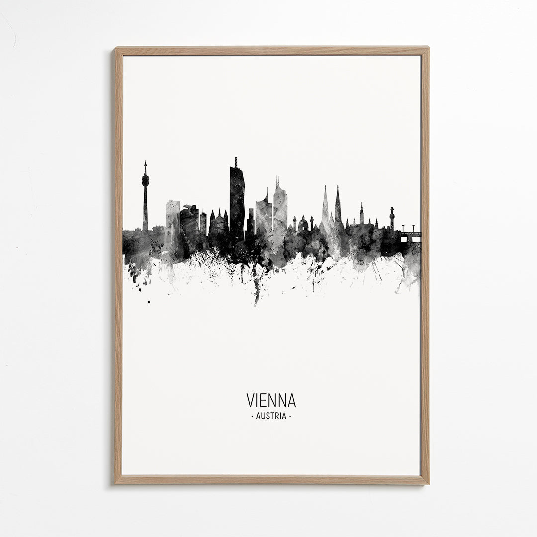 Kökskonst: Viennas skyline i bläck