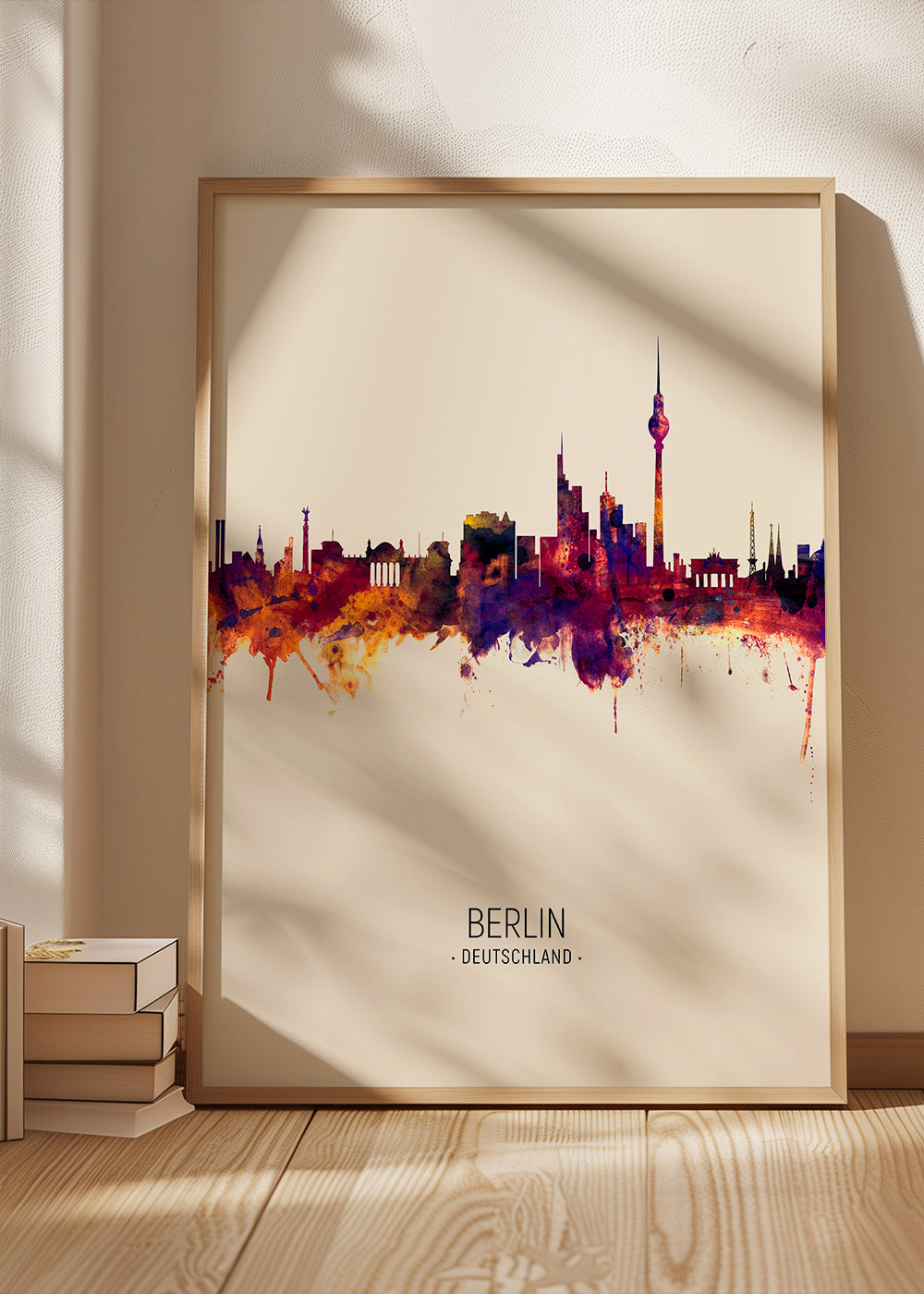 Stadsbild Berlin akvarell