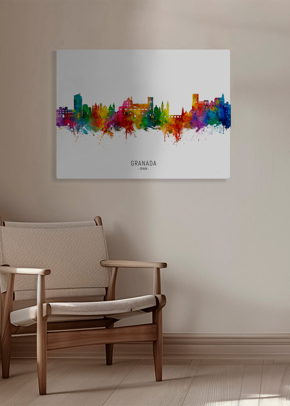 Kökskonst Granada färgstark skyline