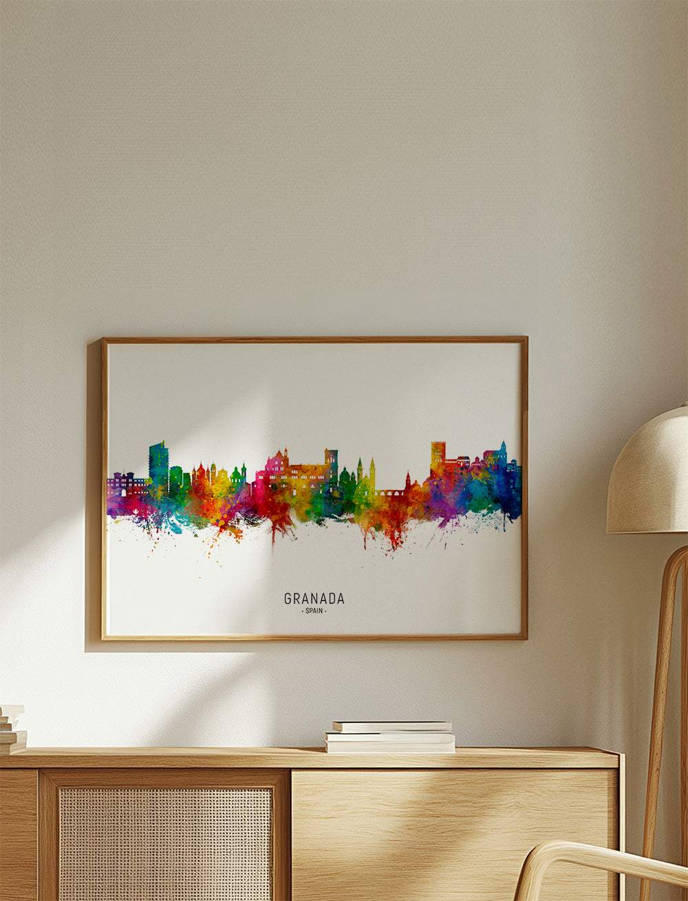 Kökskonst Granada färgstark skyline