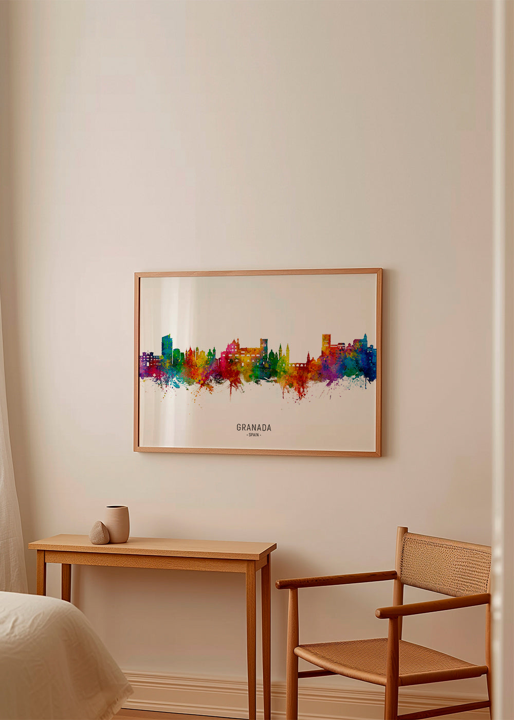 Kökskonst Granada färgstark skyline
