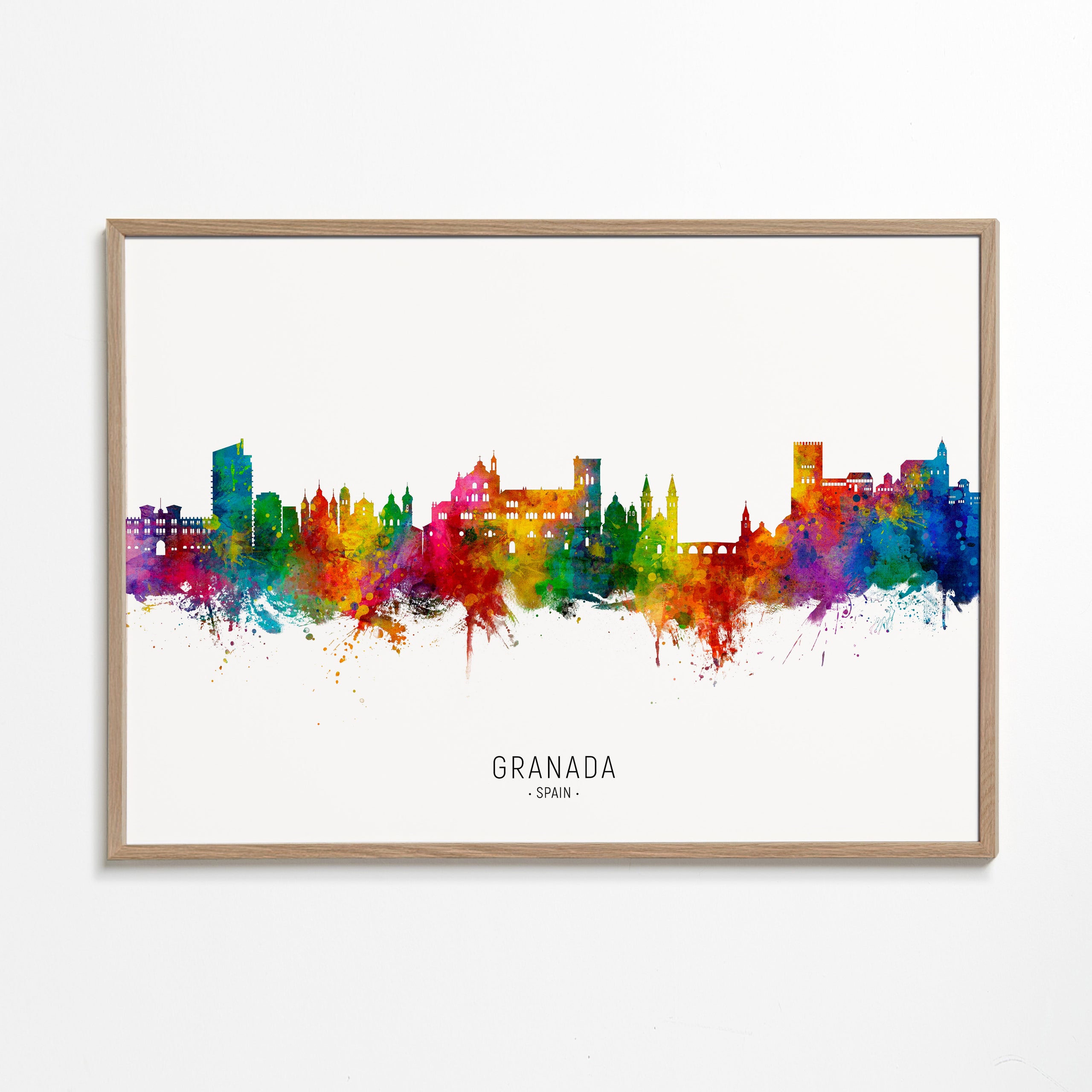 Kökskonst Granada färgstark skyline