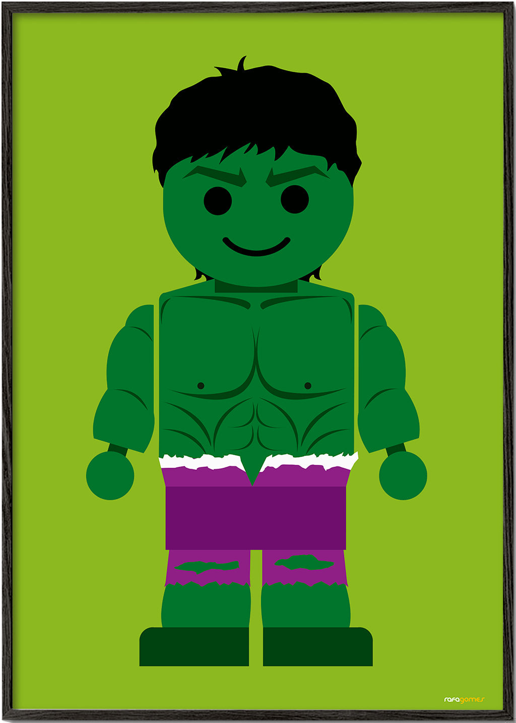 Barnposter Hulk leksak