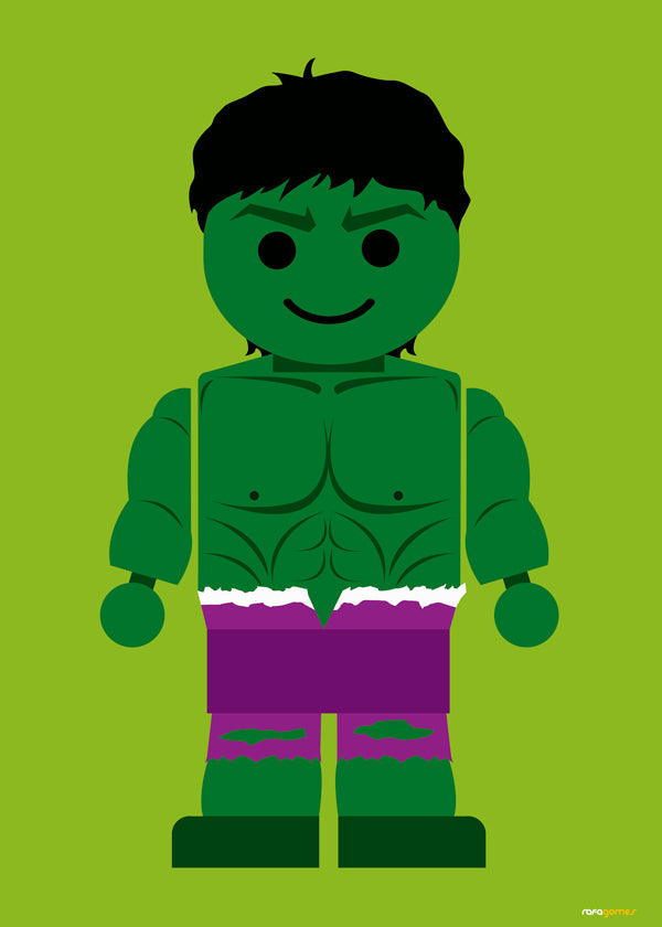 Barnposter Hulk leksak
