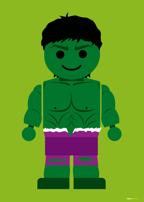 Barnposter Hulk leksak