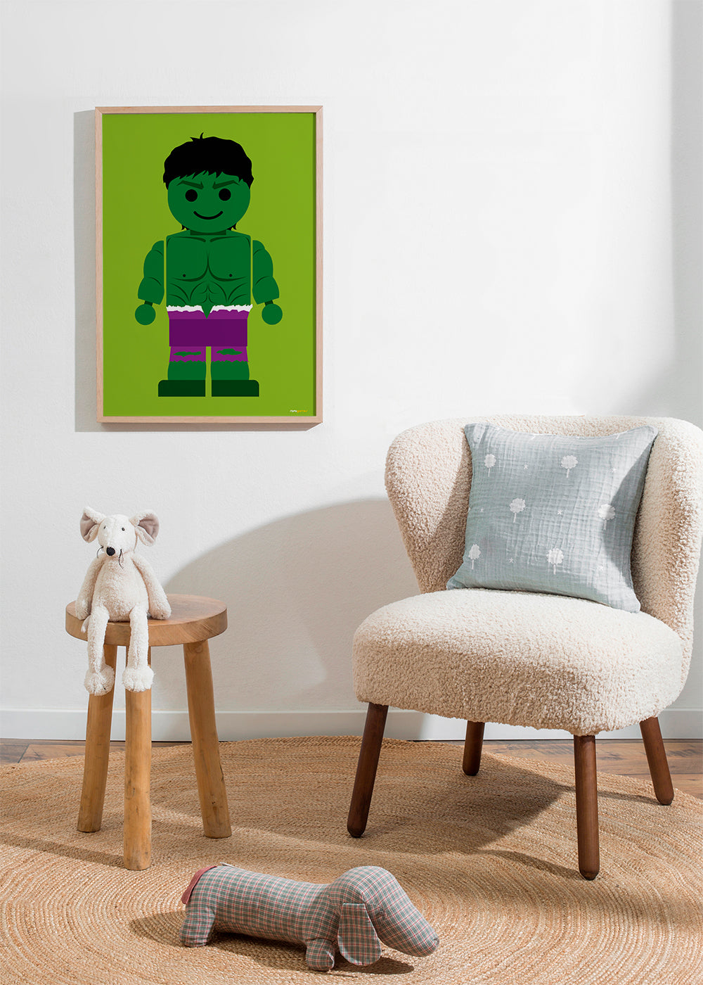 Barnposter Hulk leksak