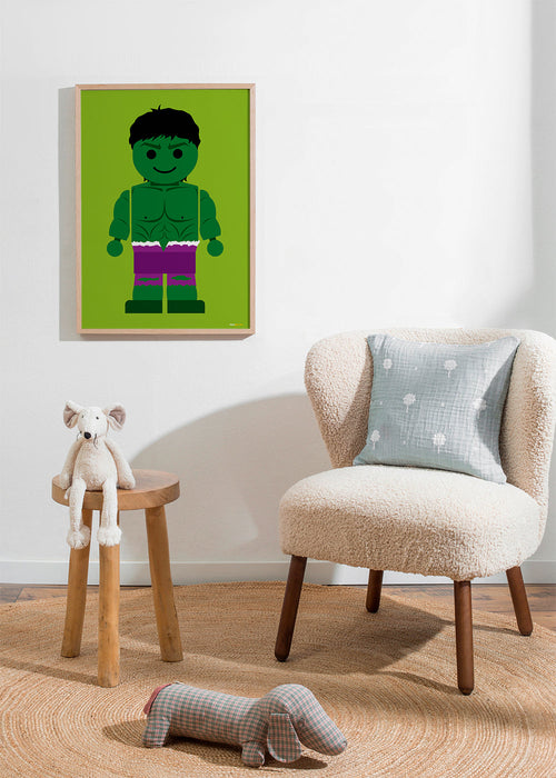 Barnposter Hulk leksak