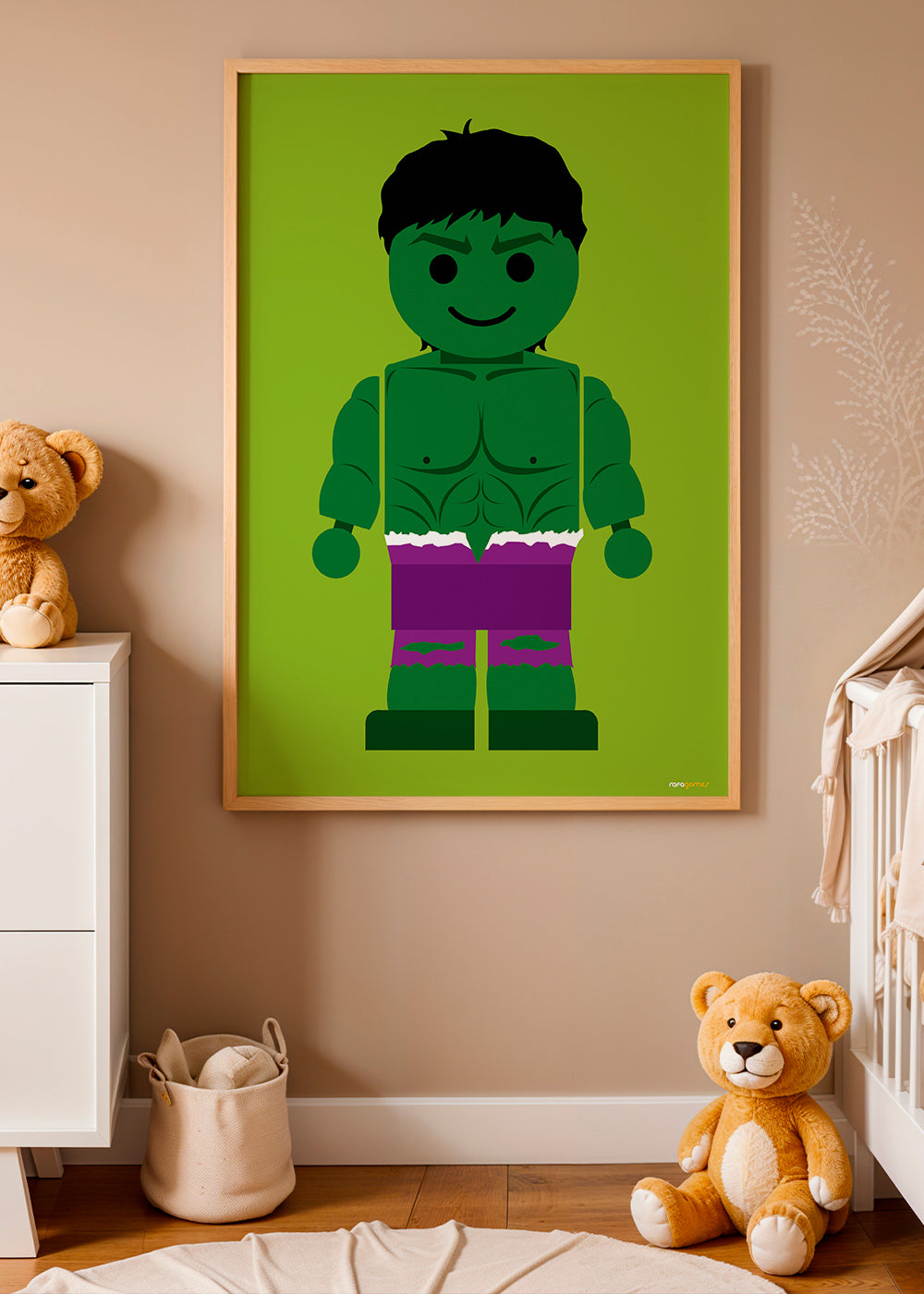 Barnposter Hulk leksak