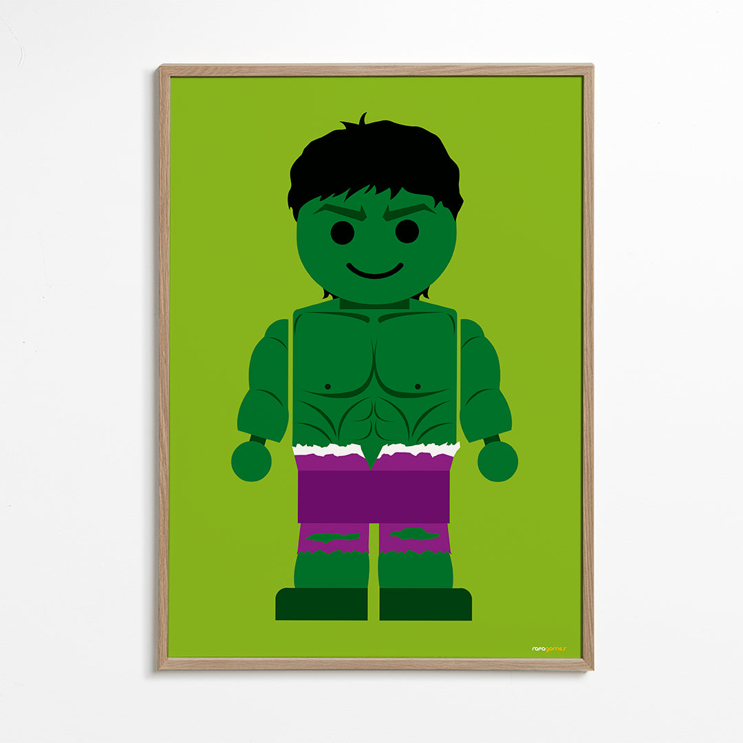 Barnposter Hulk leksak