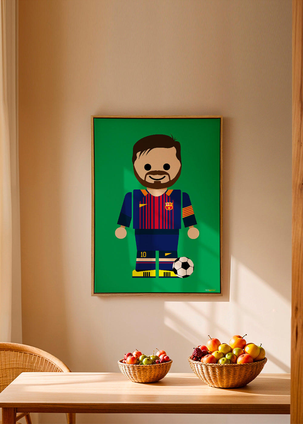 Sportkonst leksak fotbollsspelare illustration