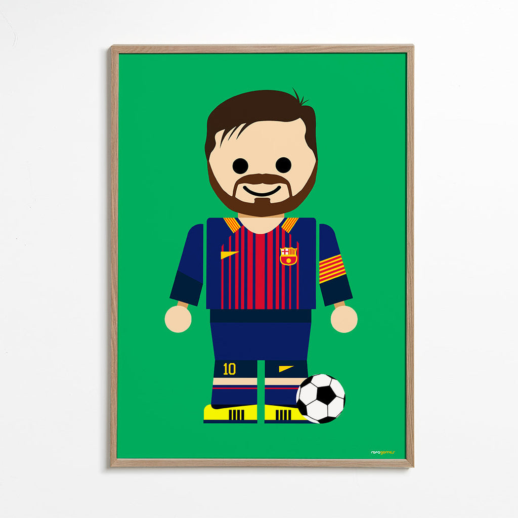 Sportkonst leksak fotbollsspelare illustration
