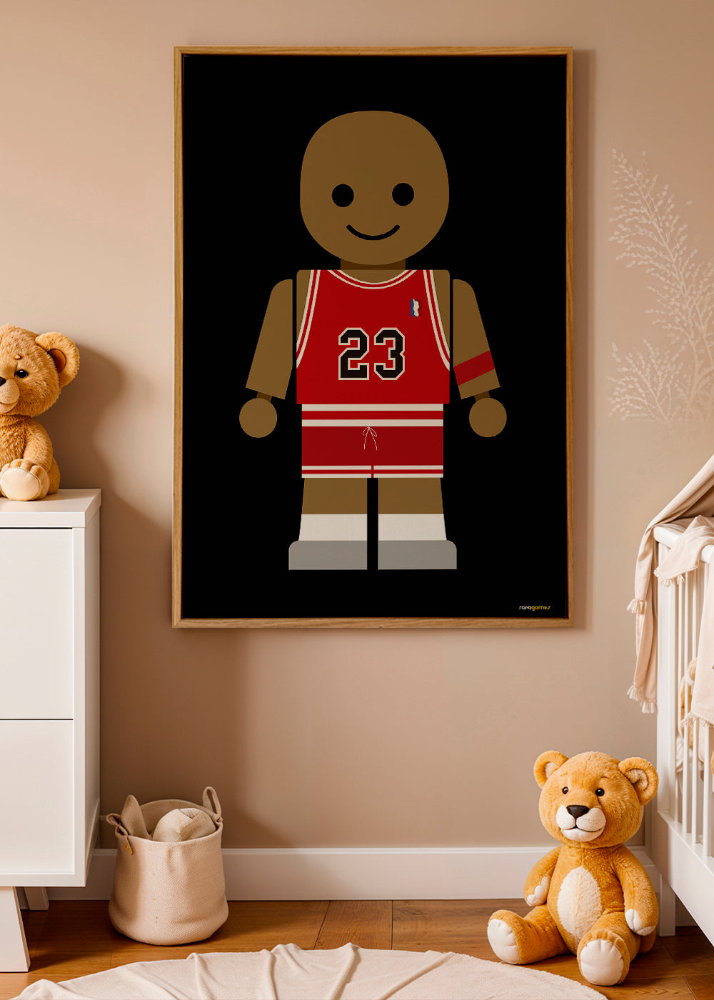 Sportkonst leksak basket 23