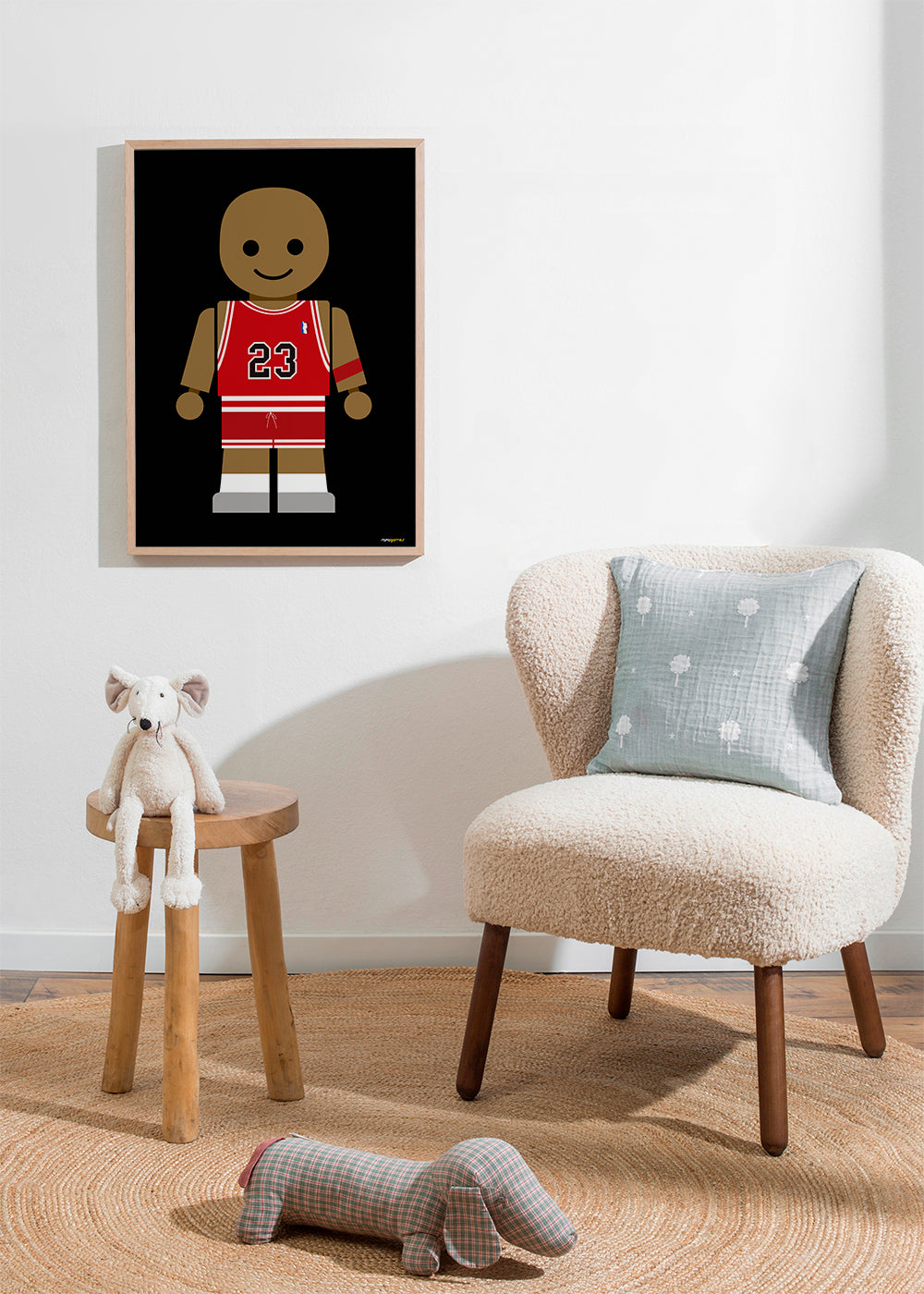 Sportkonst leksak basket 23