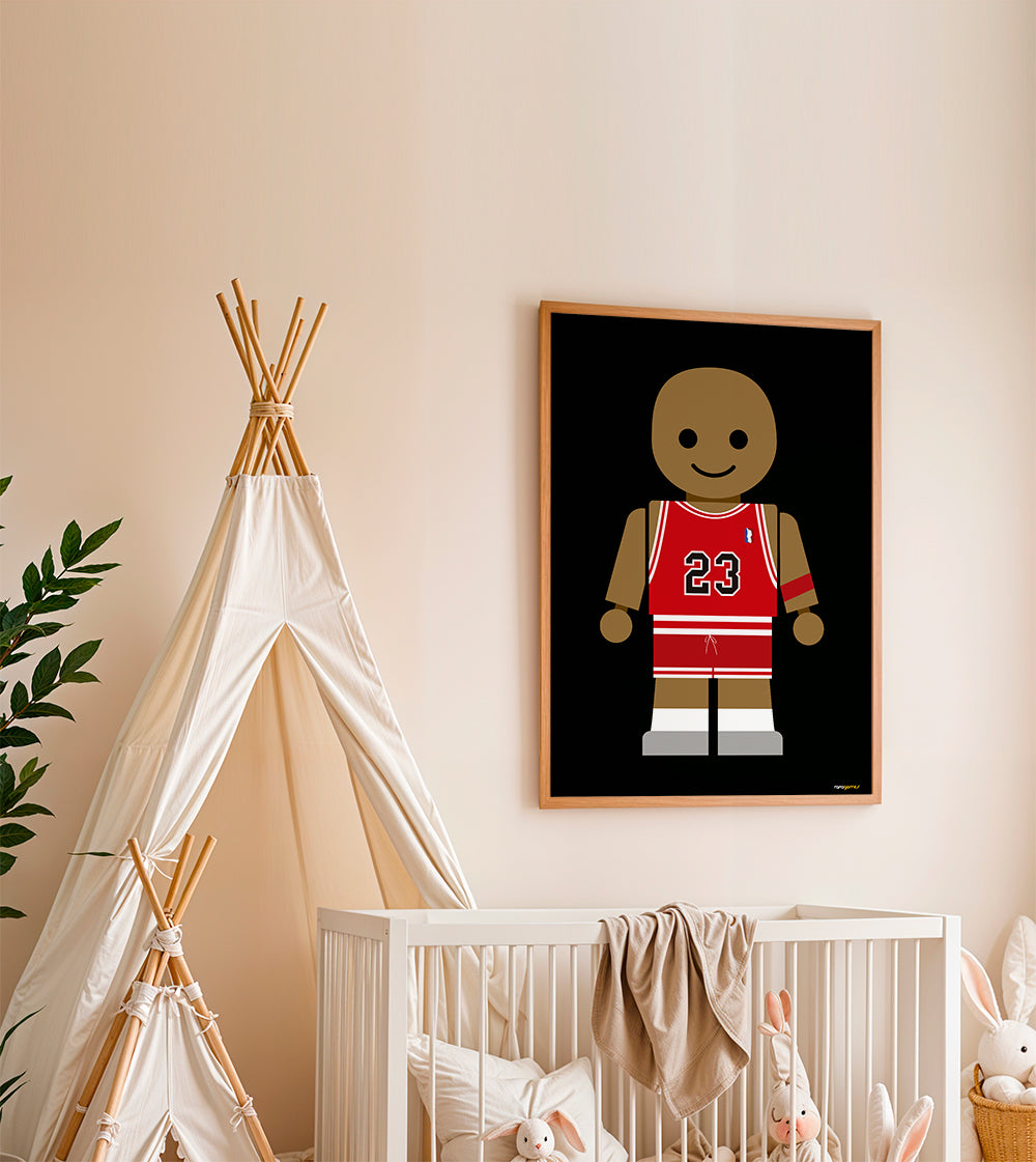 Sportkonst leksak basket 23